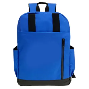 Custom Blue Waterproof Polyester High Quality Design Bags Travel Sport Backpack for Men Women Kids