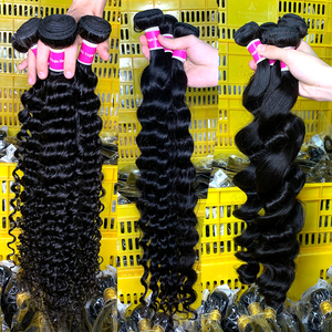 Envío Gratis brasileño paquetes de armadura de pelo de onda suelta Color Natural 100% cabello humano 1/3 pieza 10-30 pulgadas <span class=keywords><strong>Remy</strong></span> extensión del cabello - Product Image 4