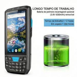เครื่องสแกนบาร์โค้ด Android 13 แบบพกพา พร้อมแป้นพิมพ์สำหรับงานค้าปลีก - Product Image 2