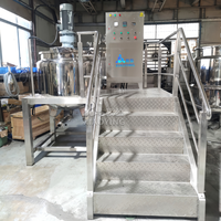 Machine multifonctionnelle de fabrication de sirop liquide en acier inoxydable 500L Mélangeur de détergent pour liquide nettoyant Réservoir de mélange chauffant pour savon liquide