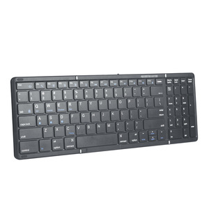 Moda B099 listo para enviar Mini <span class=keywords><strong>teclado</strong></span> plegable BT <span class=keywords><strong>100</strong></span> teclas botón tableta portátil teléfono portátil Oficina <span class=keywords><strong>teclado</strong></span> inalámbrico - Product Image 1