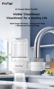 Filtre purificateur d'eau pour robinet ProTap en céramique et charbon actif, 3L par minute, cartouche épaissie, purificateur d'eau de cuisine - Product Image 3