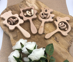 Kaiyue-Juego de Vajilla de Silicona Natural de Madera de Haya Ecológica para Recién Nacido, Mini <span class=keywords><strong>Cepillo</strong></span> de Lana con Logotipo Personalizable - Product Image 5