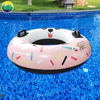LC usine chaude panda beignet anneau de bain de natation de pvc gonflable tube