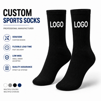Chaussettes de sport pour hommes personnalisées OEM, antidérapantes, avec logo jacquard, haute qualité, pour entraînement et usage quotidien, faible MOQ