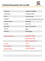 Système de sonorisation professionnel extérieur Lase Sound LA-6AD, système de sonorisation en ligne à double haut-parleur de 12 pouces
