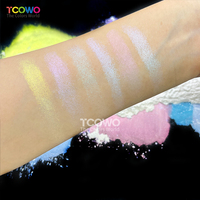 Pigment nacré de qualité cosmétique, série Aurora Chameleon, poudre de mica synthétique, longue durée, écologique, pour les yeux, le visage et les lèvres