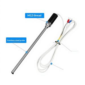 ネジ式ステンレス鋼 K/EJ タイプ <span class=keywords><strong>Pt100</strong></span> 温度感知ライン サーモスタット 射出成形機プローブ 200mm 1C - Product Image 4