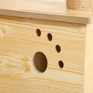 Easy Assemble Durable <strong>Cat</strong> <strong>Tree</strong> Condo House Wooden <strong>Large</strong> <strong>Cat</strong> <strong>Tree</strong> With Hammock - Product Image 2