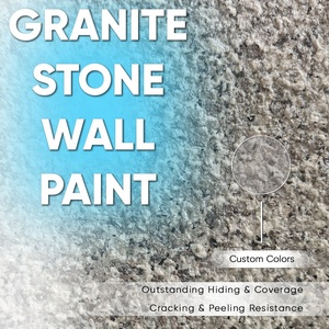 Pittura Acrilica Liquida per Marmo e Pietra, Rivestimento Murale di Alta Qualità, Pittura Decorativa Effetto Granito per Pareti Esterne - Product Image 2