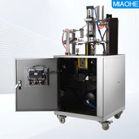 Machine de scellage de boîtes à thé de petite taille à performance stable, moules personnalisés, scelleuse de couvercles en aluminium pour récipients ronds
