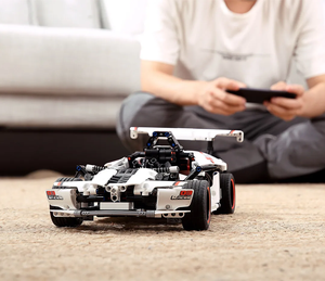 سيارة ألعاب للأطفال من ميجيا ميتو، تعمل بالتحكم عن بعد الذكي عبر البلوتوث، مع أكثر من 900 قطعة، مكعبات بناء ذكية، سيارة سباق على الطرق تعمل بالتحكم عن بعد - Product Image 3