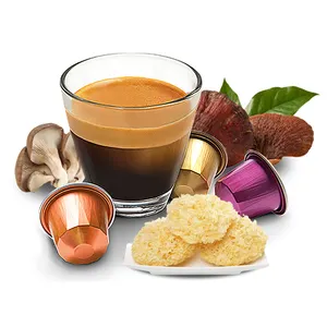 High Quality Private Label Mushroom Extract Instant Coffee Capsules Portable and Convenient OEM