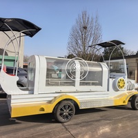 Carroza Fúnebre Eléctrica Profesional para Uso en Cementerios, Vehículo de Transporte de Ataúdes con Motor de 4000W
