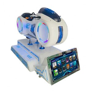 เครื่องจำลองการขับรถแข่ง 9D VR ซูเปอร์อินดอร์ พร้อมโครงสร้างโลหะ เกมความละเอียดสูง สำหรับใช้ในสนามบินและสวนสนุก - Product Image 1