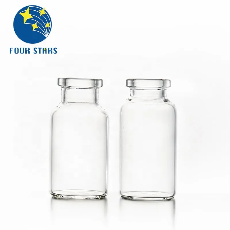 Venda direta da fábrica 6ml frasco transparente rodada líquido usado para produtos farmacêuticos