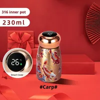 Petite tasse isotherme Little Mushroom 316 avec revêtement céramique, compacte, portable, nouvelle, haute valeur ajoutée, affichage intelligent de la température