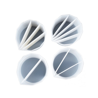 XINCHOUT – séparateur de peinture à bonnets fendus, accessoires de dessin d'art fluide pour le versement de pigments, outils de gâteau en Silicone, ensembles de pointes de décoration