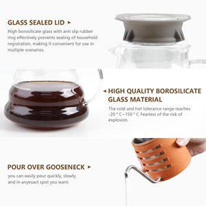 Bộ dụng cụ pha cà phê thủ công, bộ pha cà phê Pour Over, máy pha cà phê, máy xay cà phê bằng tay, bộ quà tặng kỷ niệm sinh nhật - Product Image 6