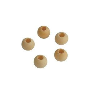 Perline in Legno Ilan 25 mm con Foro Grande per Lavori Artigianali - Product Image 2