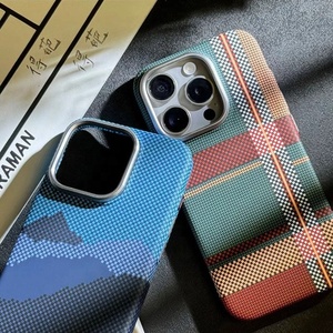 Stock vente en gros étui à texture kevlar magnétique patch à l'eau pour iPhones 15 Pro Max étuis magnétiques pour téléphone portable pour <span class=keywords><strong>iPhone</strong></span> 14 12 13 - Product Image 5