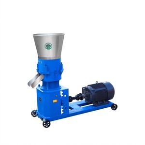 Flat Die Wood Pellet Mill Machine with Motor Alloy Steel Construction High Capacity Animal Feed Processing Equipment - Product Image 4