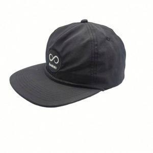 Wholesale Oem Custom High Quality 5 Panel Unstructured Embroidery Logo Snapback Cap,Flat Bill Quick Dry Nylon Rope <b>Hat</b> - Product Image 3