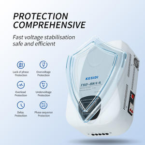 KESIDI TSD-8KVA壁取り付けスタビライザー電圧レギュレータ220V単相液晶画面家庭用エアコン冷蔵庫 - Product Image 5