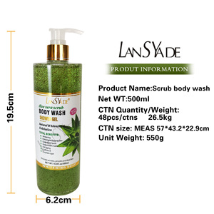 Gel douche exfoliant au <span class=keywords><strong>lait</strong></span> <span class=keywords><strong>de</strong></span> papaye le plus vendu - Parfum <span class=keywords><strong>de</strong></span> fruits frais - Lotion corporelle moussante douce 500ml - Product Image 5