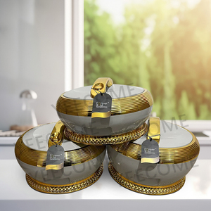 Mãi Mãi Vàng Thương Hiệu YJM-ZG-G Công Suất 4 + 5 + 6L Phong Cách Lẩu Bộ Thực Phẩm Ấm Hơn Lẩu Thực Phẩm Ấm Hơn Bộ 3 Pcs Thực Phẩm Ấm Hơn Container - Product Image 3