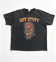 Kaos Lengan Pendek Bermotif Katun 100% Uniseks Gaya Jalanan Vintage Pola Kustom Tersedia T0809