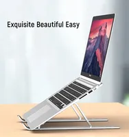 Support d'ordinateur portable réglable en aluminium pour Macbook, support pliable pour ordinateur portable, tablette, support de table pour ordinateur portable, support de refroidissement