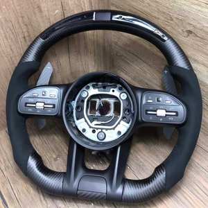 Gzylc พวงมาลัยคาร์บอนสำหรับ Mercedes Benz A Class GLA glb Gla35 Gla45 A45 <span class=keywords><strong>A35</strong></span> <span class=keywords><strong>S</strong></span> 4MATIC 4MATIC + <span class=keywords><strong>AMG</strong></span> - Product Image 4