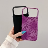 Coque pour iPhone 18 Pro Max, imprimé léopard, coque de téléphone portable tendance pour iPhone 16 17 18 Pro Max, coque de téléphone 2 en 1