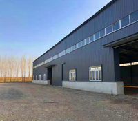 Bâtiment d'entrepôt préfabriqué à faible coût en structure acier, atelier à poutres en H, entrepôt de stockage en structure acier légère