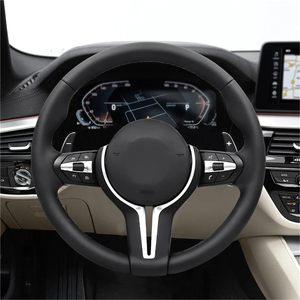 Volante de cuero deportivo M personalizado para coche para <span class=keywords><strong>BMW</strong></span> E90 E60 E46 E81 E82 E87 E88 E89 E91 E92 E93 E61 E84 E70 E72 E71 M3 <span class=keywords><strong>M5</strong></span> - Product Image 6