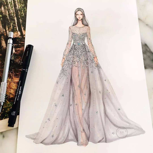 S1220A 2025 New High Quality Custom Customize As Customer Require Plus Size Mermaid Wedding <b>Dress</b> for Evening Party - Product Image 3
