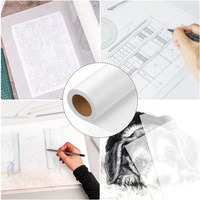 Fabricantes A3/A4/A5 Tamaño 80g-230G Papel Vitela blanco 80g-230G Papel de calco blanco para dibujar Costura Embalaje Envoltura