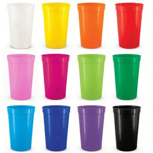 Gobelets en plastique réutilisables personnalisés avec logo pour fêtes, anniversaires, pique-niques, événements sportifs, mariages, stades, cadeaux promotionnels - Product Image 5