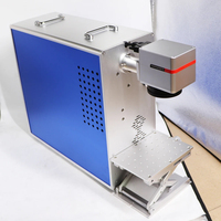Máquina de Marcado Láser de Fibra Portátil de 20W/30W/50W con Enfriamiento por Aire, Compatible con AI/DXF, para Metal, No Metal, Plástico, Cerámica, Logotipos
