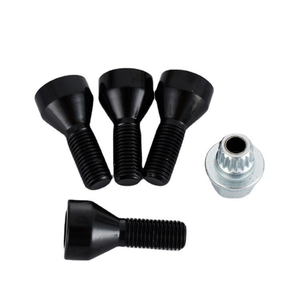 Boulons de roue <span class=keywords><strong>antivol</strong></span> en forme de fleur de prunier M14x1.5 OEM 36136797538 en acier inoxydable pour <span class=keywords><strong>BMW</strong></span> - Product Image 1