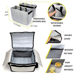 Içecek tutucu ve gıda taşıyıcı teslimat için özel yalıtımlı içecek taşıyıcı - Product Image 2