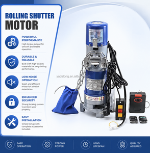 Motore per <span class=keywords><strong>Tapparelle</strong></span> Elettriche YADALONG Premium AC500KG, Sistema di Azionamento ad Alta Efficienza con Filo di Rame, Riduttore Silenzioso per Porte Metalliche - Product Image 1