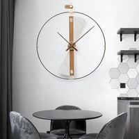 Horloge murale en bois moderne Noridongsan, moderne pour le salon, horloge murale écologique, décoration murale minimaliste, horloge murale 3D