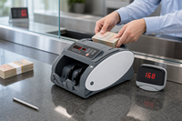 Machine à compter les billets de qualité professionnelle Jienuo
