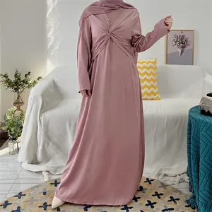 Роскошные мусульманские скромные 3 комплекта абайское платье в дубайском стиле с открытой 2023 абайей, Исламская одежда, скромное платье Абайи