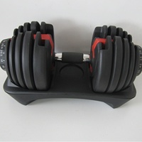 Haltères réglables en fonte de 24 kg / 52,5 lb, équipement de fitness pour la maison et la musculation