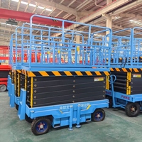 Échafaudage mobile électrique à ciseaux, élévateur d'échafaudage automatique pour la construction, prix d'usine