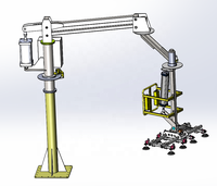 Manipulateur de manutention de rouleaux de papier et de rouleaux de tissu, bras robotique télescopique