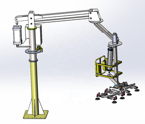 Manipulateur de manutention de rouleaux de papier et de rouleaux de tissu, bras robotique télescopique - Product Image 6